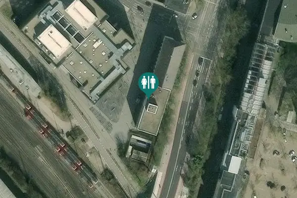 Satellite view of Turmstraße 46 Toilet