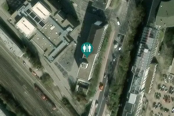Satellite view of Turmstraße 46 Toilet