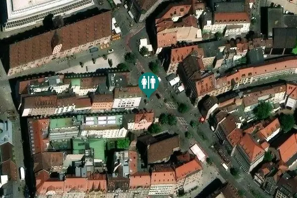 Satellite view of Königstraße 60 Toilet