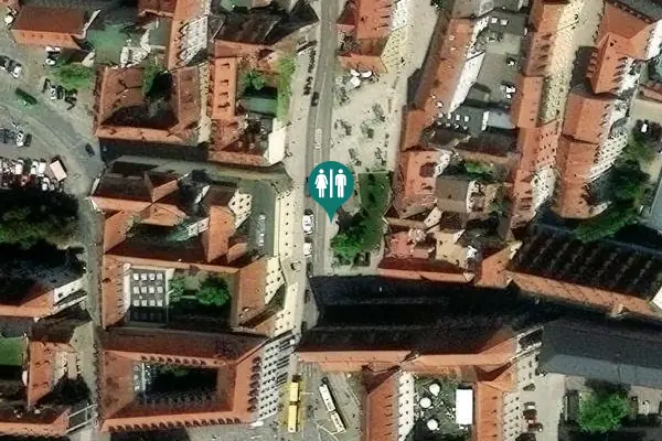 Satellite view of Toilette für alle