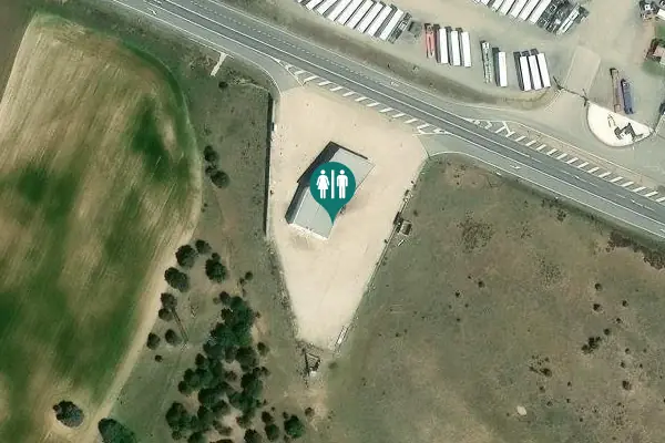 Satellite view of Carretera Madrid a A Coruña Toilet
