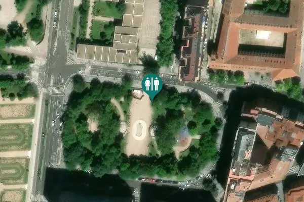 Satellite view of Plaza del Poniente Toilet