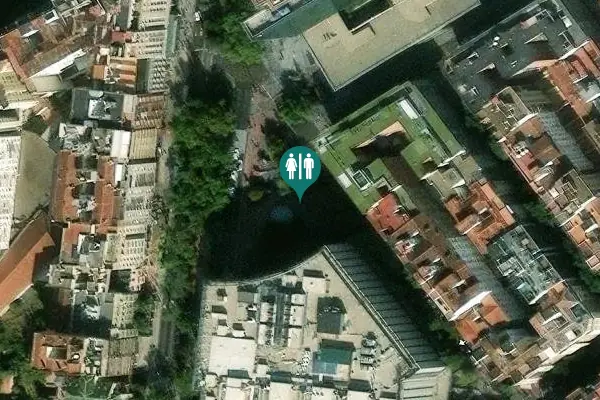 Satellite view of Glorieta de Sasera Toilet