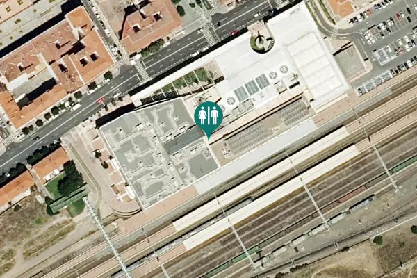 Satellite view of Plaza de la Estación Toilet