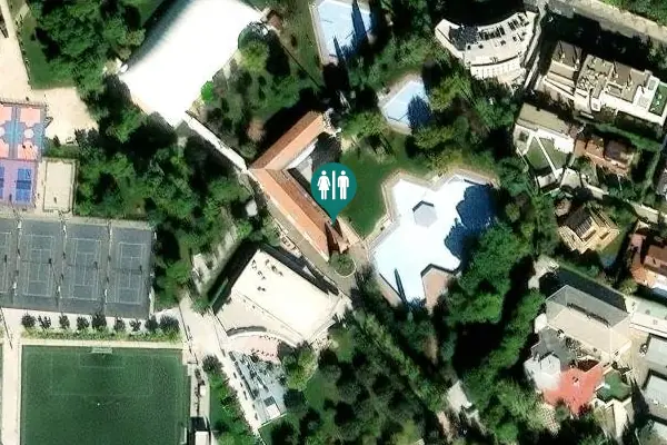 Satellite view of Glorieta de Manuel Albar 50 Toilet