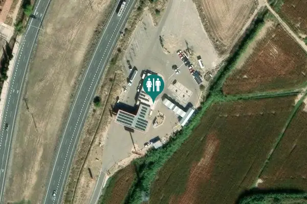 Satellite view of Carretera de Alicante a Francia por Zaragoza Toilet