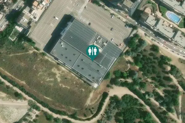 Satellite view of Calle de Enrique Cubero 9 Toilet
