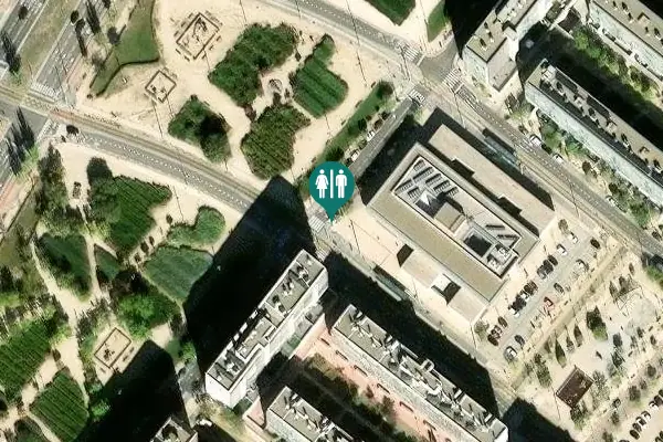 Satellite view of Calle de Ciudadano Kane 25 Toilet