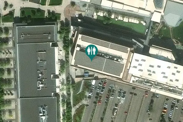 Satellite view of Travesía Jardines Reales Toilet