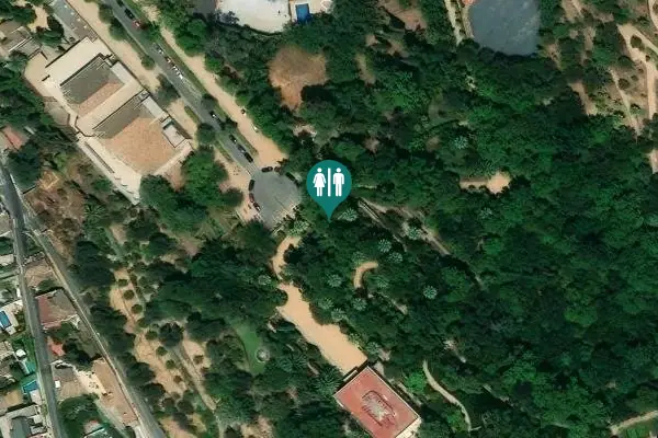 Satellite view of Paseo de los Mártires Toilet