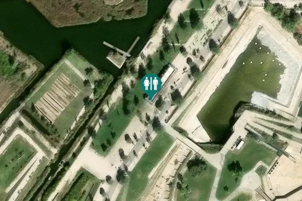 Satellite view of Puente de Madera Toilet