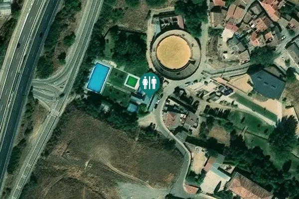 Satellite view of Camino del Cañuelo Toilet