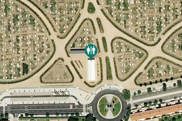 Satellite view of Glorieta de las Aceñas Toilet