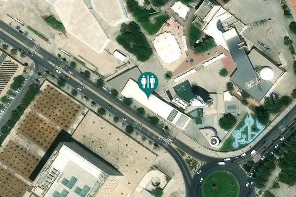 Satellite view of Avenida de la Ciencia Toilet
