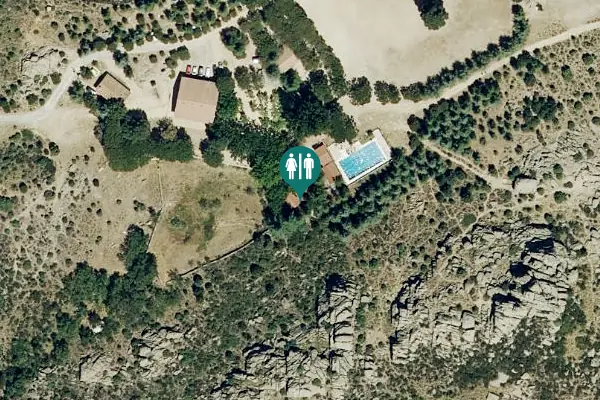 Satellite view of Camino del Río Toilet
