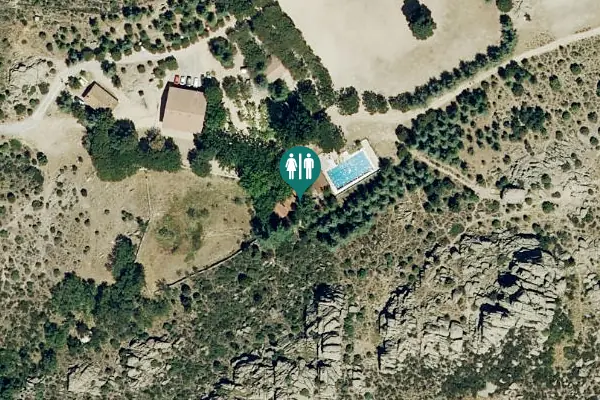 Satellite view of Camino del Río Toilet