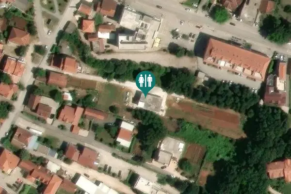 Satellite view of Međugorje Toilet