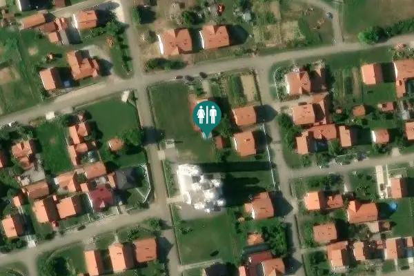 Satellite view of Krajiška 1 Toilet