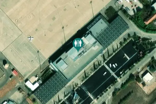 Satellite view of Avenida de la Aviación Toilet