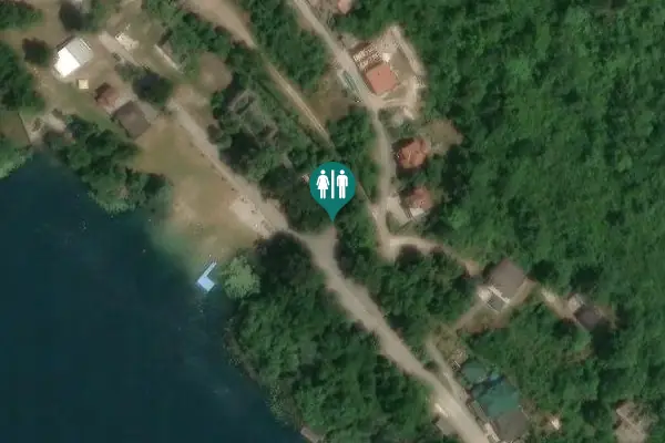Satellite view of Jezero Toilet