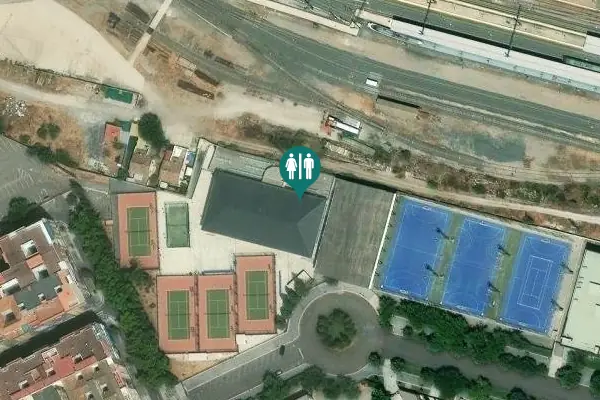 Satellite view of Paseo Profesor Juan Ossorio Toilet