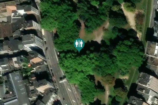Satellite view of Parc d'Avroy Toilet
