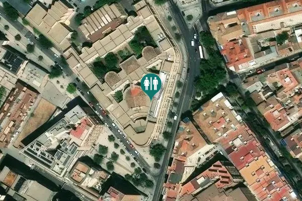 Satellite view of Avenida de Madrid 13 Toilet