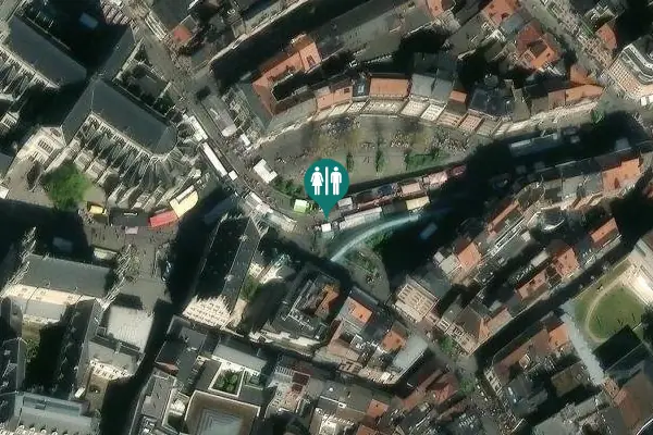 Satellite view of Rector De Somerplein 18 Toilet