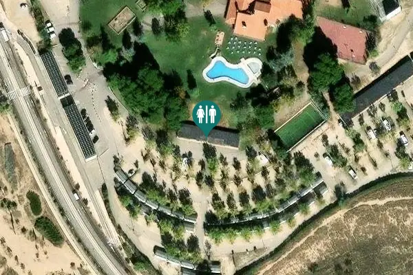 Satellite view of Calle de San Juan Bautista de la Salle 28D Toilet