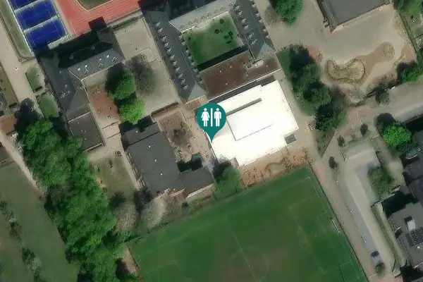 Satellite view of Naamsesteenweg 355 Toilet