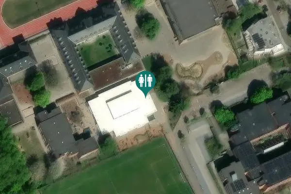 Satellite view of Naamsesteenweg 355 Toilet