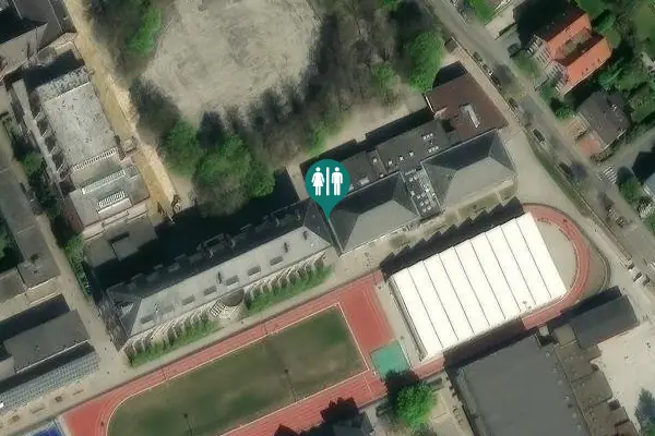 Satellite view of Naamsesteenweg 355 Toilet