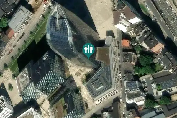 Satellite view of Rue de Fragnée 2 Toilet
