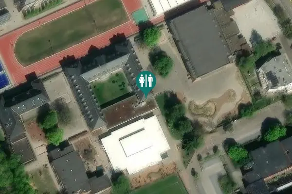 Satellite view of Naamsesteenweg 355 Toilet