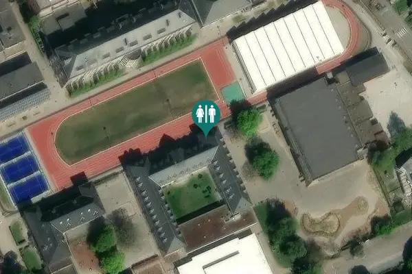 Satellite view of Naamsesteenweg 355 Toilet