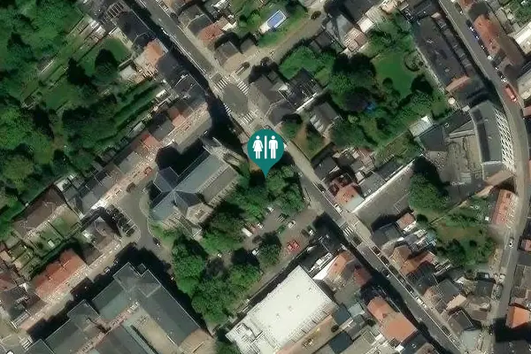Satellite view of Place Sainte-Walburge 168 Toilet