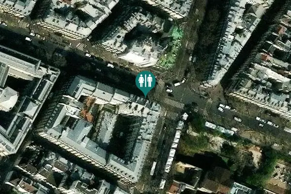 Satellite view of Boulevard Saint-Germain 75 Toilet