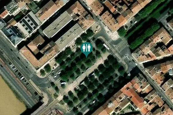 Satellite view of Place de Stalingrad 20 Toilet