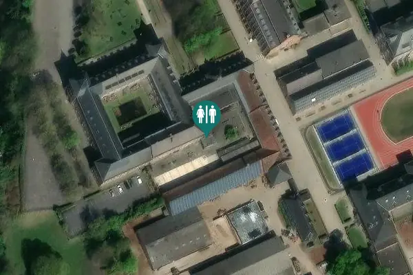 Satellite view of Naamsesteenweg 355 Toilet
