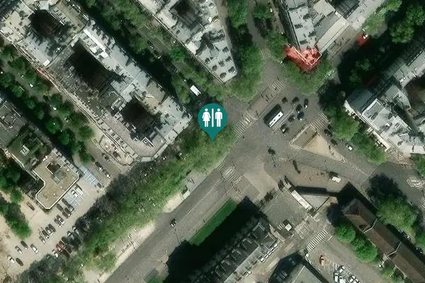 Satellite view of Avenue de la Bourdonnais 80 Toilet