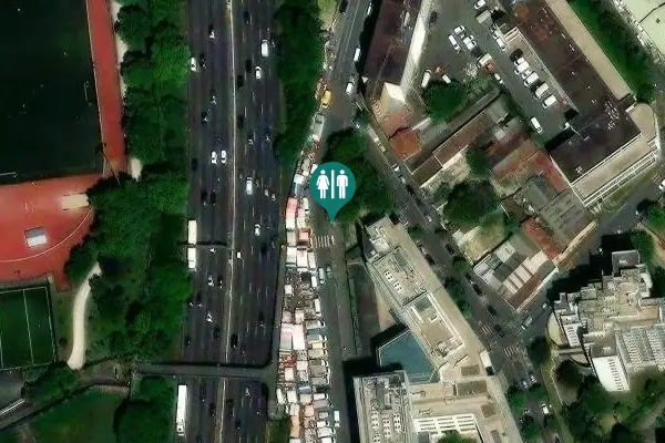 Satellite view of Avenue du Professeur André Lemierre 50 Toilet