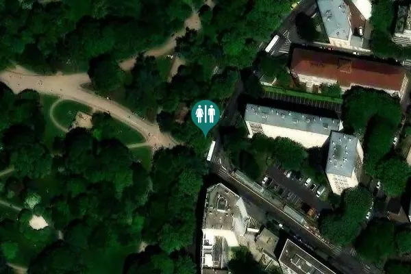 Satellite view of Rue Botzaris 28 Toilet