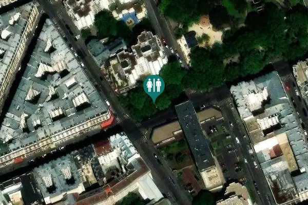 Satellite view of Rue de la Roquette 133 Toilet