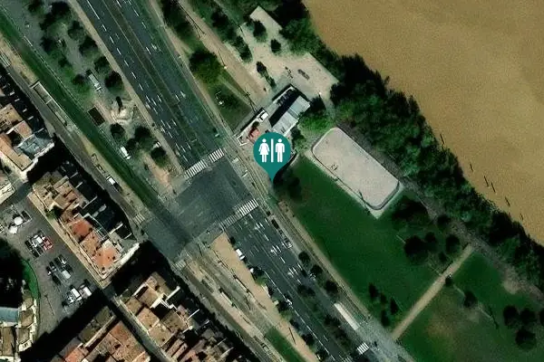 Satellite view of Bordeaux Toilet