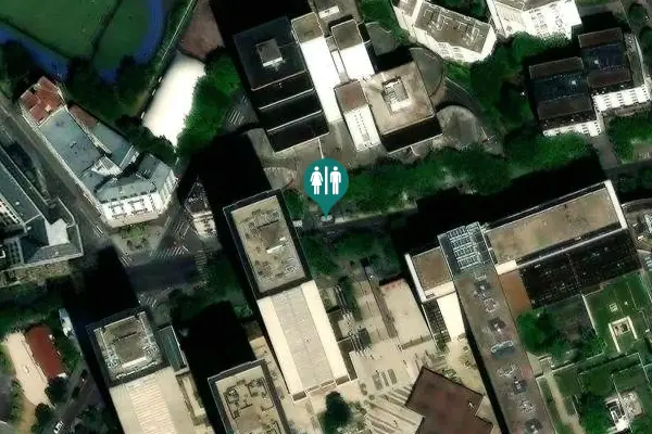 Satellite view of Rue de Tolbiac 107 Toilet