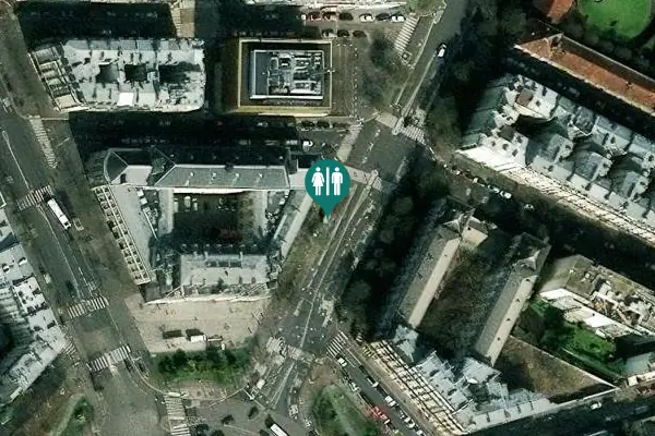 Satellite view of Boulevard de l'Hôpital Toilet