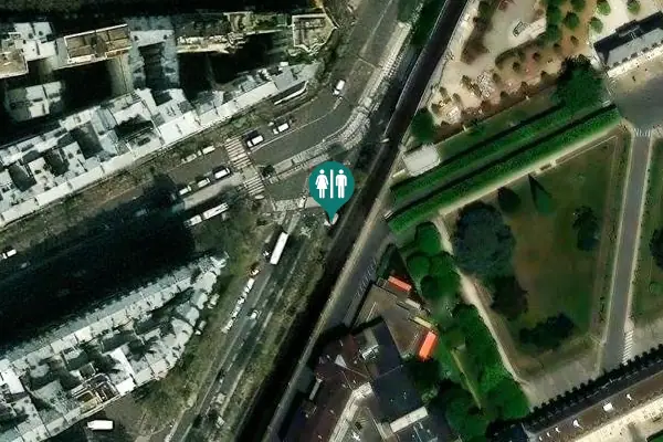 Satellite view of Boulevard de l'Hôpital Toilet