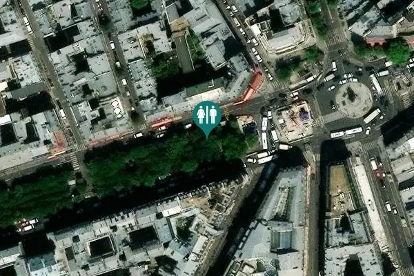 Satellite view of Promenade Cécile Chaminade Toilet
