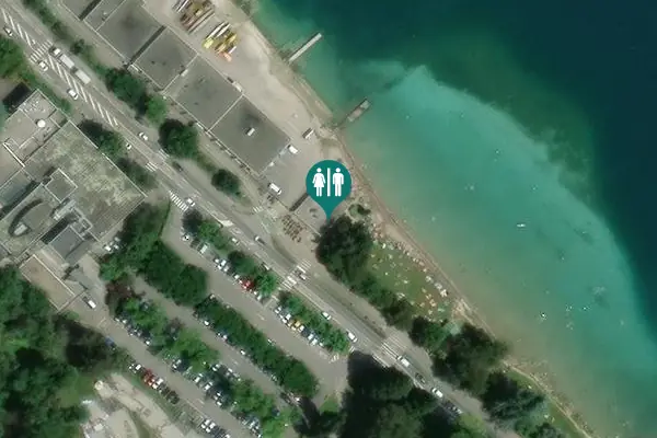 Satellite view of Rue des Marquisats 33 Toilet