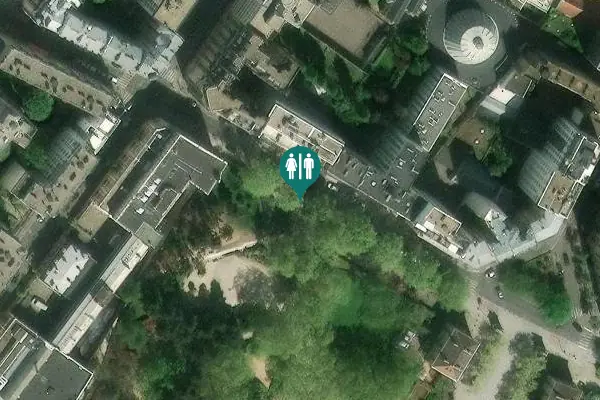 Satellite view of Rue des Morillons 41 Toilet